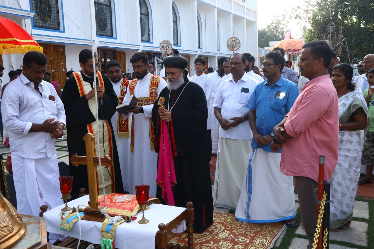 സെൻ്റ് ജൂഡ് മലങ്കര സുറിയാനി  കത്തോലിക്ക തീർത്ഥാടന ദേവാലായത്തിലെ വി. യൂദാശ്ലീഹായുടെ തിരുനാളിന്  കൊടിയേറി